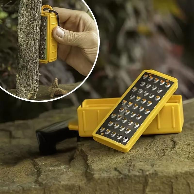 Fire Starting Kit - Tarjeta de lupa para exteriores, arrancador