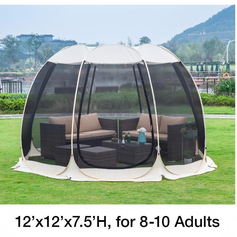 Emergency Mylar Tent - Carpa de Fiesta con Malla de