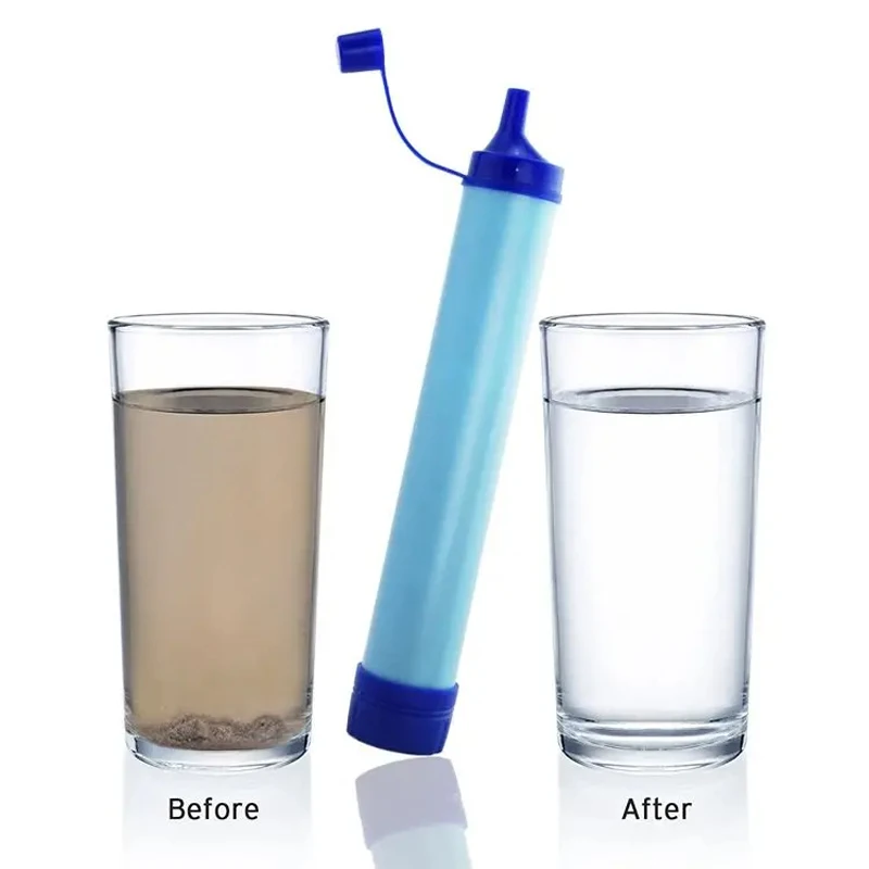 Water Purification Straw - Mini filtro de agua portátil para