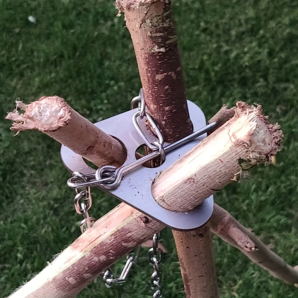 Fire Starting Kit - Trípode para barbacoa al aire libre,