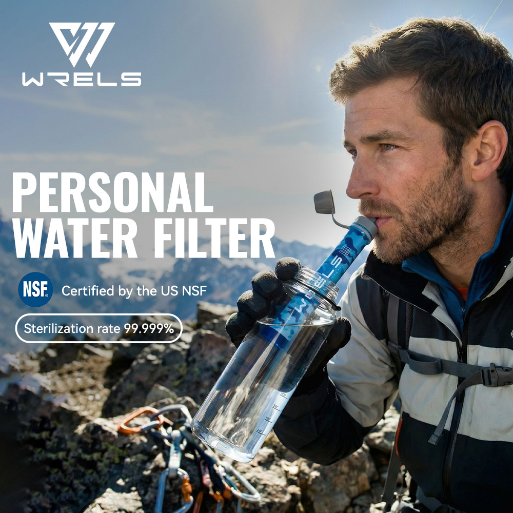 Water Purification Straw - WRELS-Juego de filtros de agua portátiles