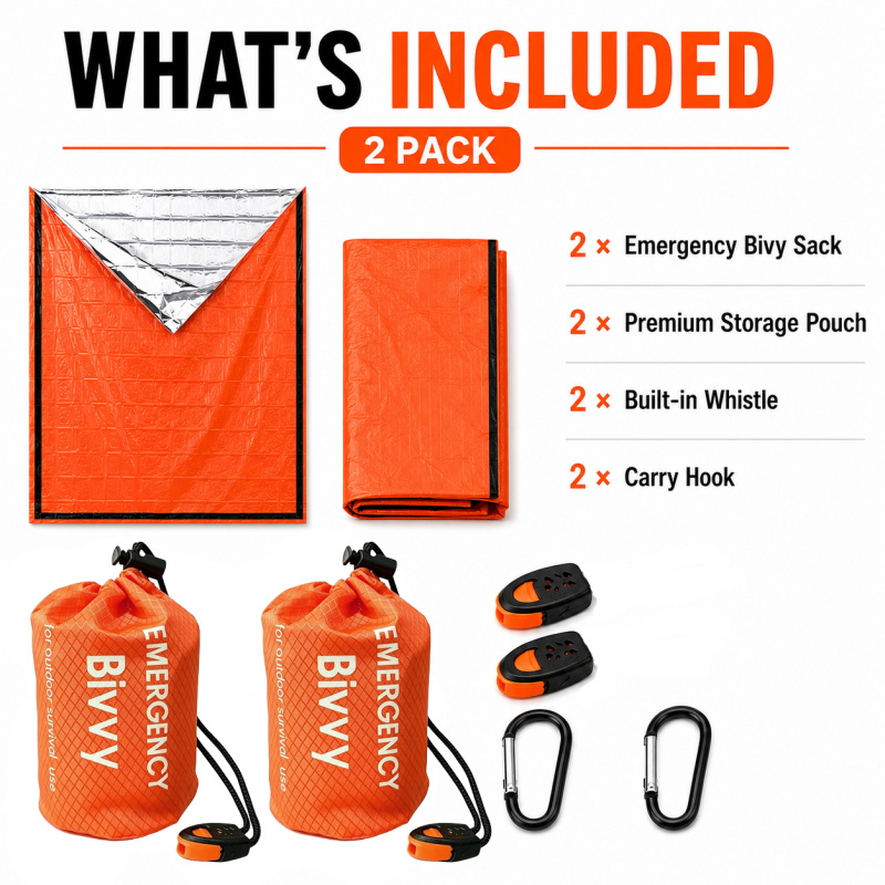 Paquete de 2 sacos de dormir d - Emergency Whistle Loud reseña y precio