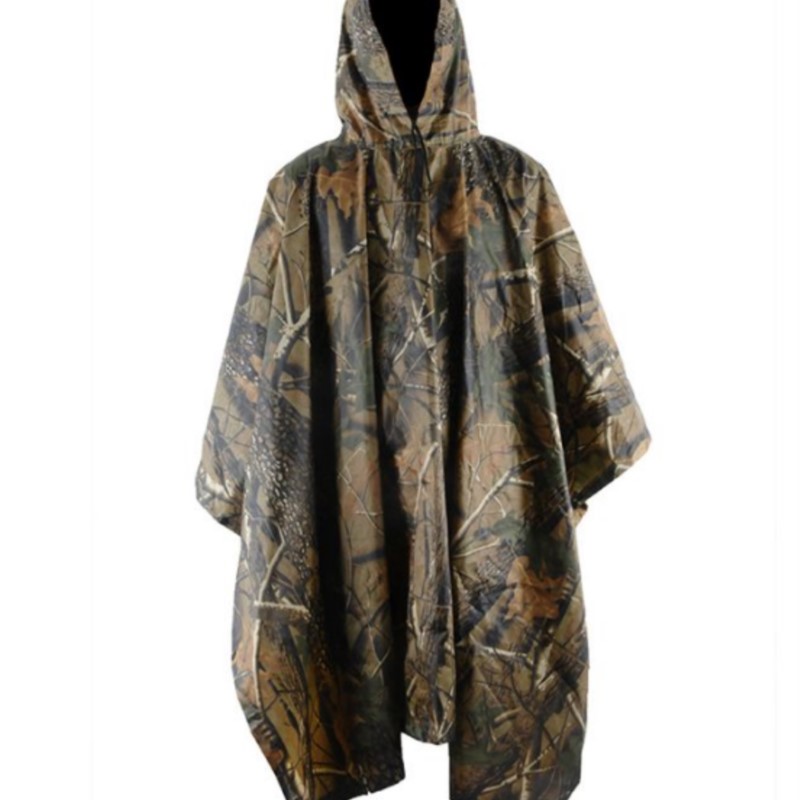 Impermeable Táctico de Camufla - Emergency Poncho Rain reseña y precio