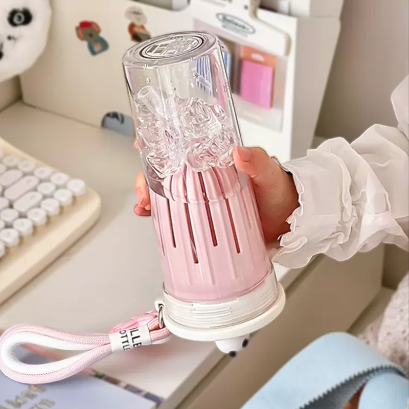 Botella de agua Kawaii de 650m - Water Purification Straw reseña y precio