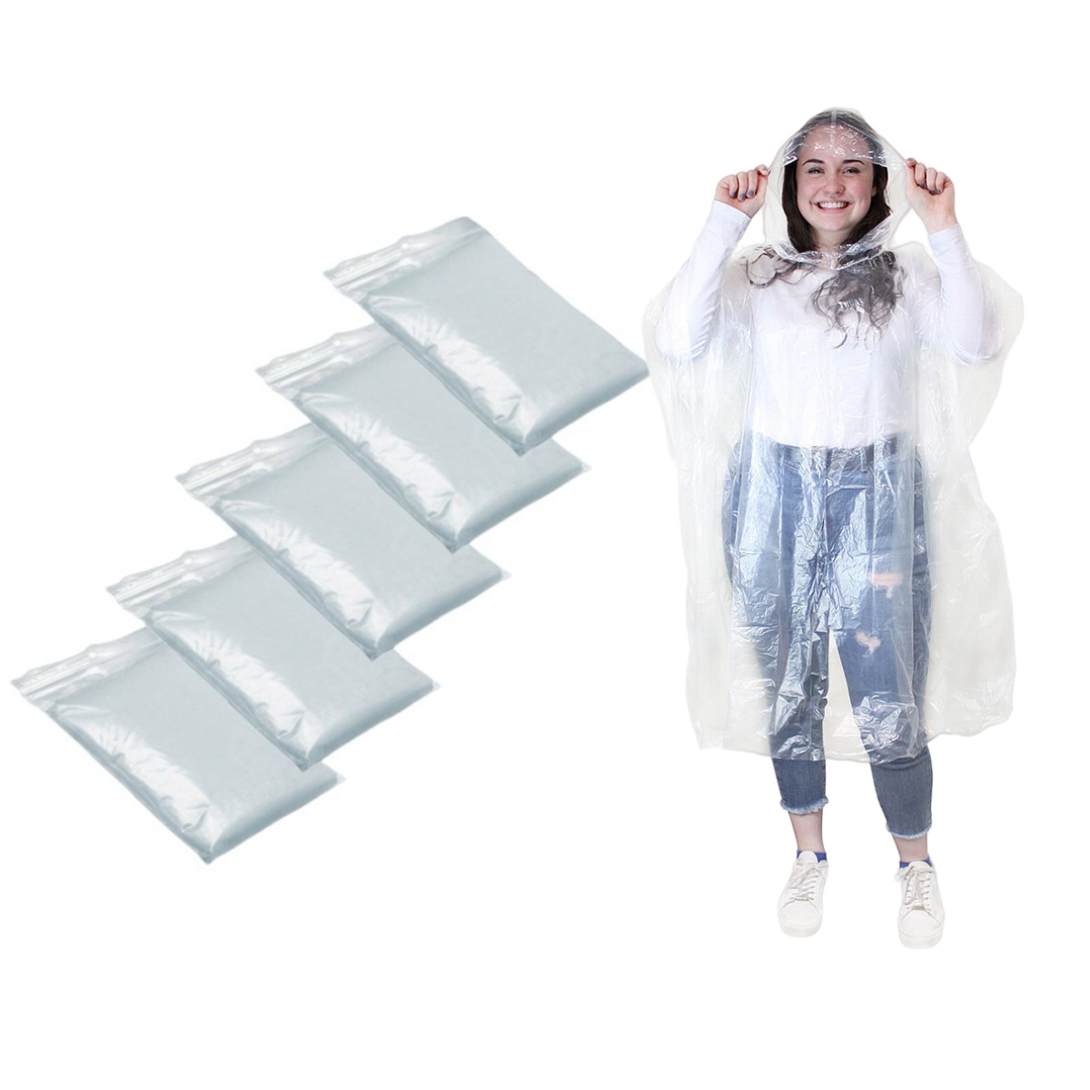 Chubasquero impermeable desech - Emergency Poncho Rain reseña y precio